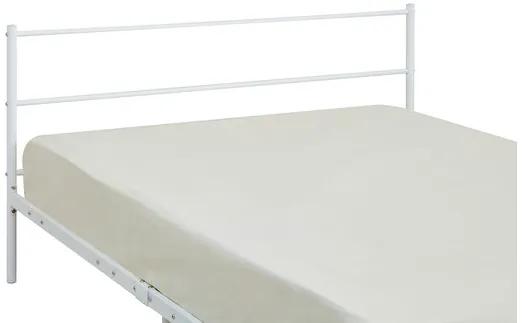 Kovová posteľ Bengrio 0501, Rozmer postele: 180x200, Farby:: biela