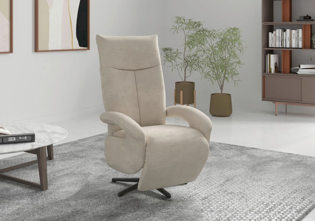 XXXLutz RELAXAČNÉ KRESLO, textil, piesková Sit & More - Online Only obývacie izby - 00014401853Y