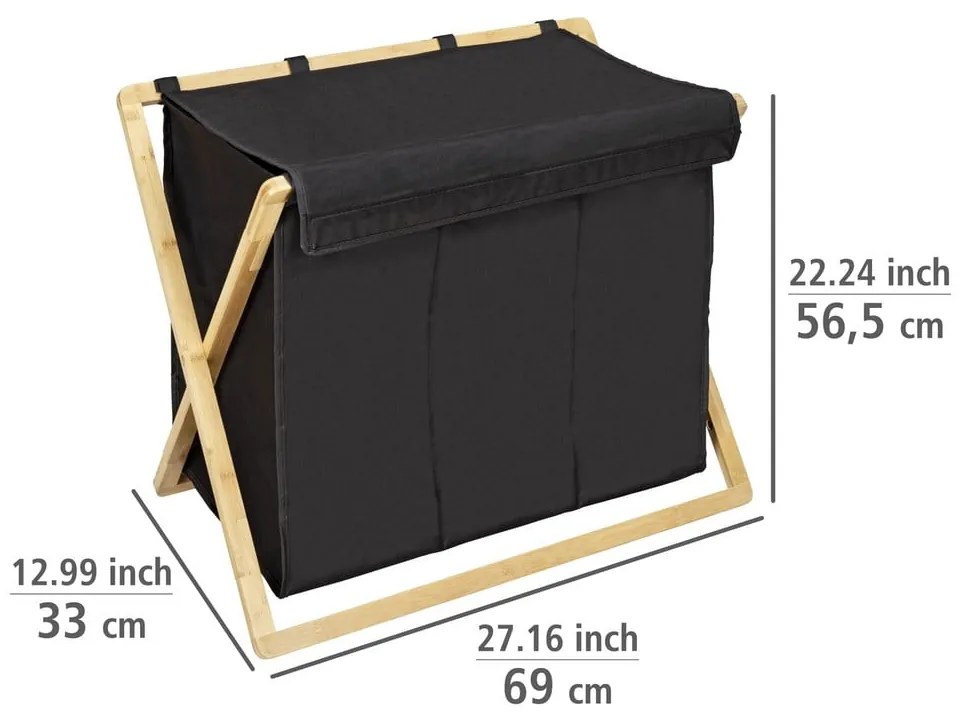 Látkový kôš na bielizeň 93 l Ecori - Wenko