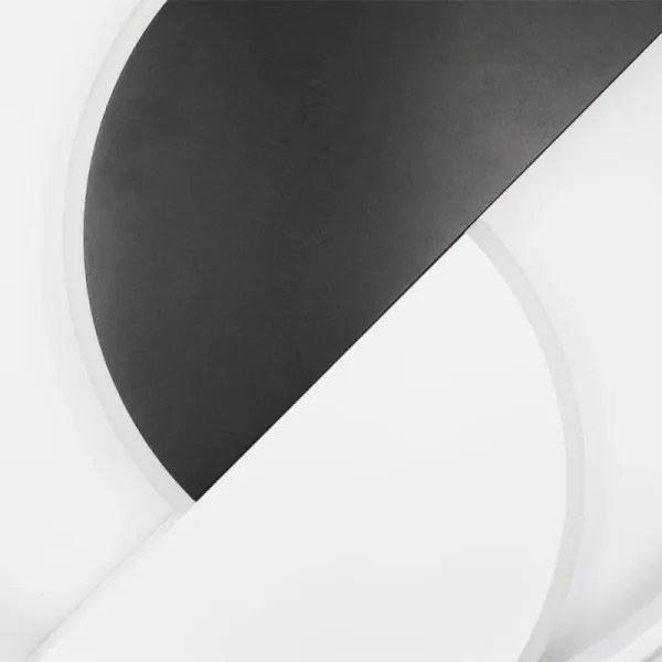 LED Stmievateľné svietidlo LED/70W/230V 3000-6500K biela/čierna + diaľkové ovládanie