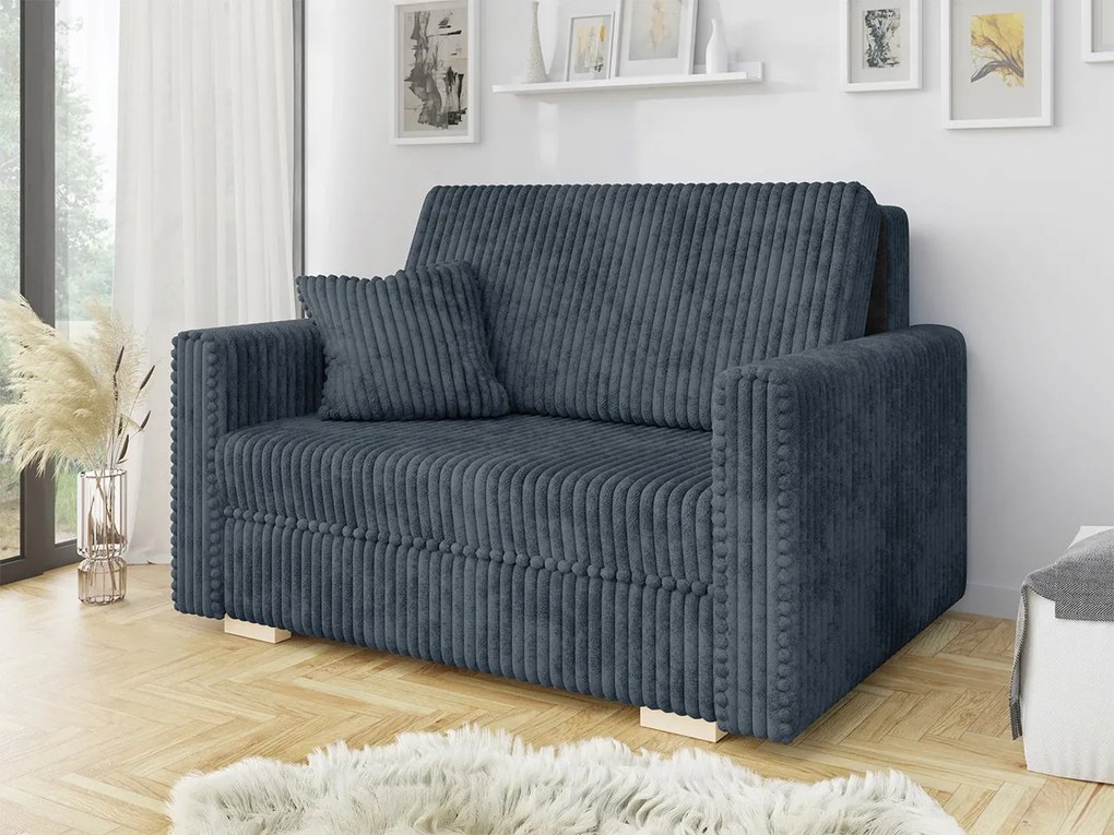 Rozkladacia pohovka Carivia Piano II (modrá) (s úl. priestorom). Vlastná spoľahlivá doprava až k Vám domov. 1105508