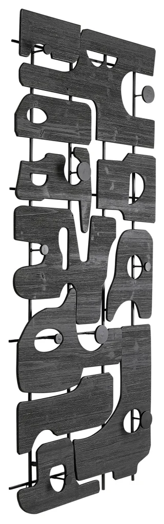 Art Shapes nástenný vešiak čierny 89x200 cm