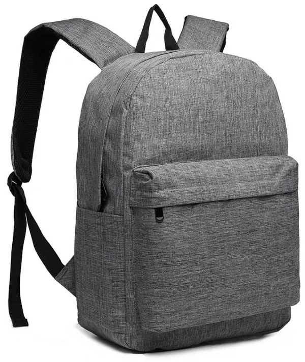 Sivý ľahký batoh do školy "Basic"