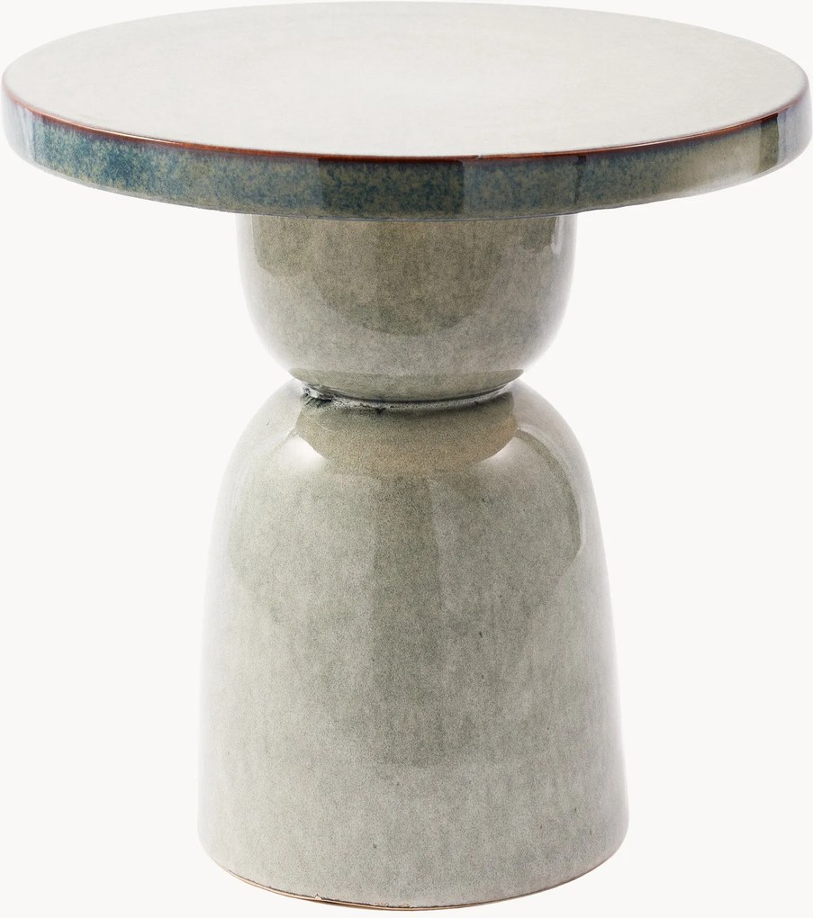 Ručne vyrobený okrúhly pomocný stolík Pawn