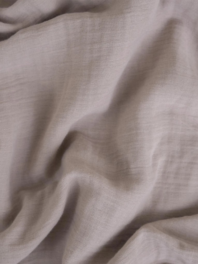 Mušelínová obliečka na vankúš 50 × 70 cm Alexia Duo - mätová/cappuccino