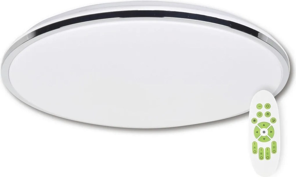 XXXLutz STROPNÉ LED SVIETIDLO, 49/49/6.5 cm - Interiérové svietidlá - 004182001601