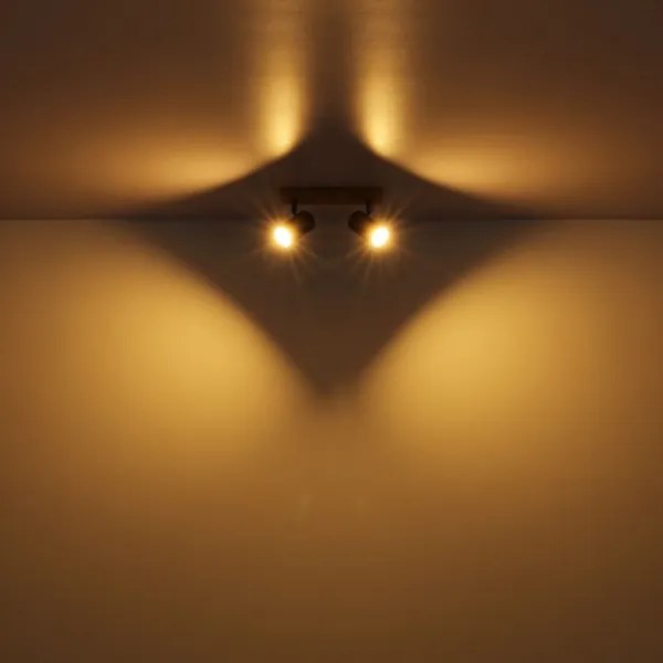 Globo 57911-2G - Bodové svietidlo ROBBY 2xGU10/35W/230V šedá/hnedá