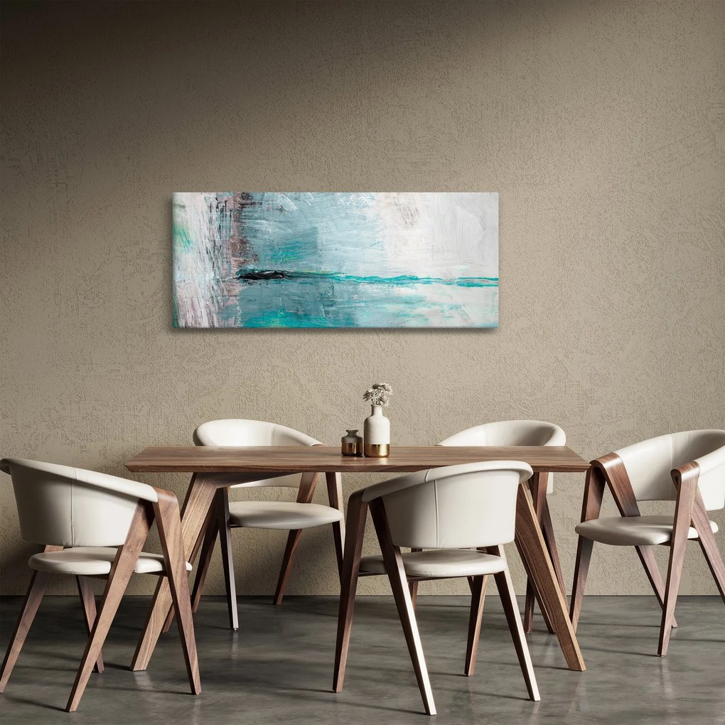 Obraz - Abstraktné olejomaľba (120x50 cm)