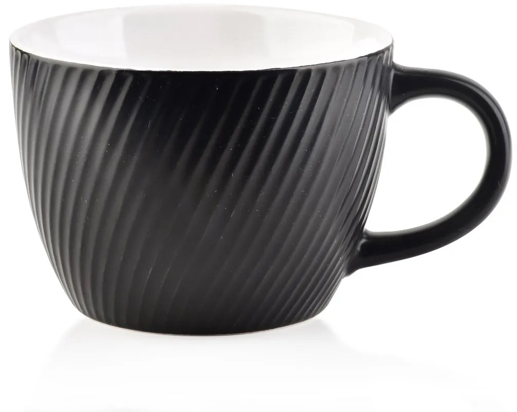 Hrnček SALLY LINES 480 ml čierny