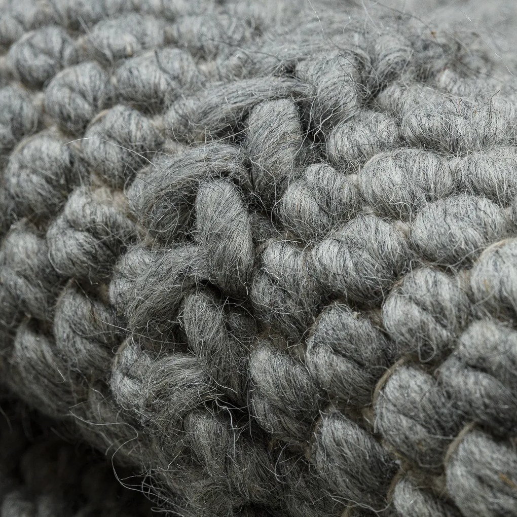 Dywany Łuszczów, Kusový koberec Tahar 99001G grey, 90x150, šedá, obývacia izba