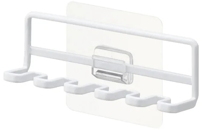 Nástenný držiak kefiek Yamazaki 4520 Film Hook, biely