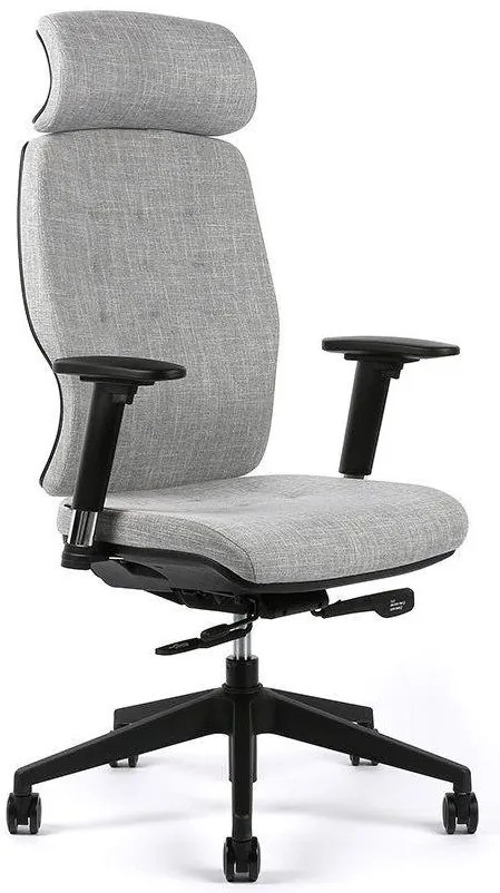 OFFICE PRO Manažérska kancelárska stolička SELENE sivá