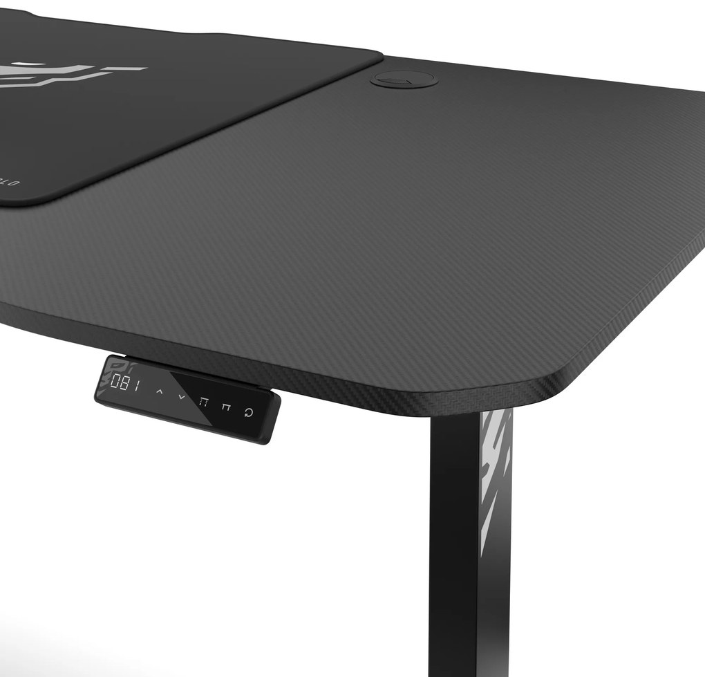 Stôl s elektricky nastaviteľnou výškou 160 cm čierny: Diablo X-Tensio 1600
