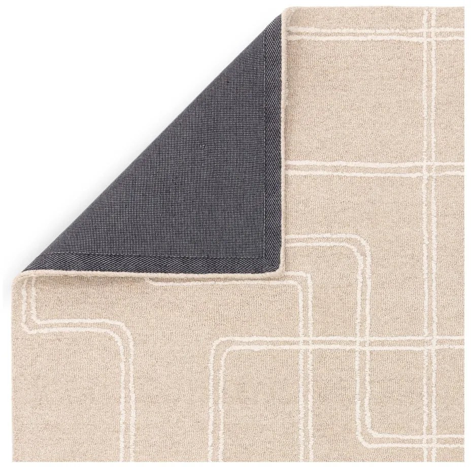 Béžový ručne tkaný vlnený koberec 120x170 cm Ada – Asiatic Carpets