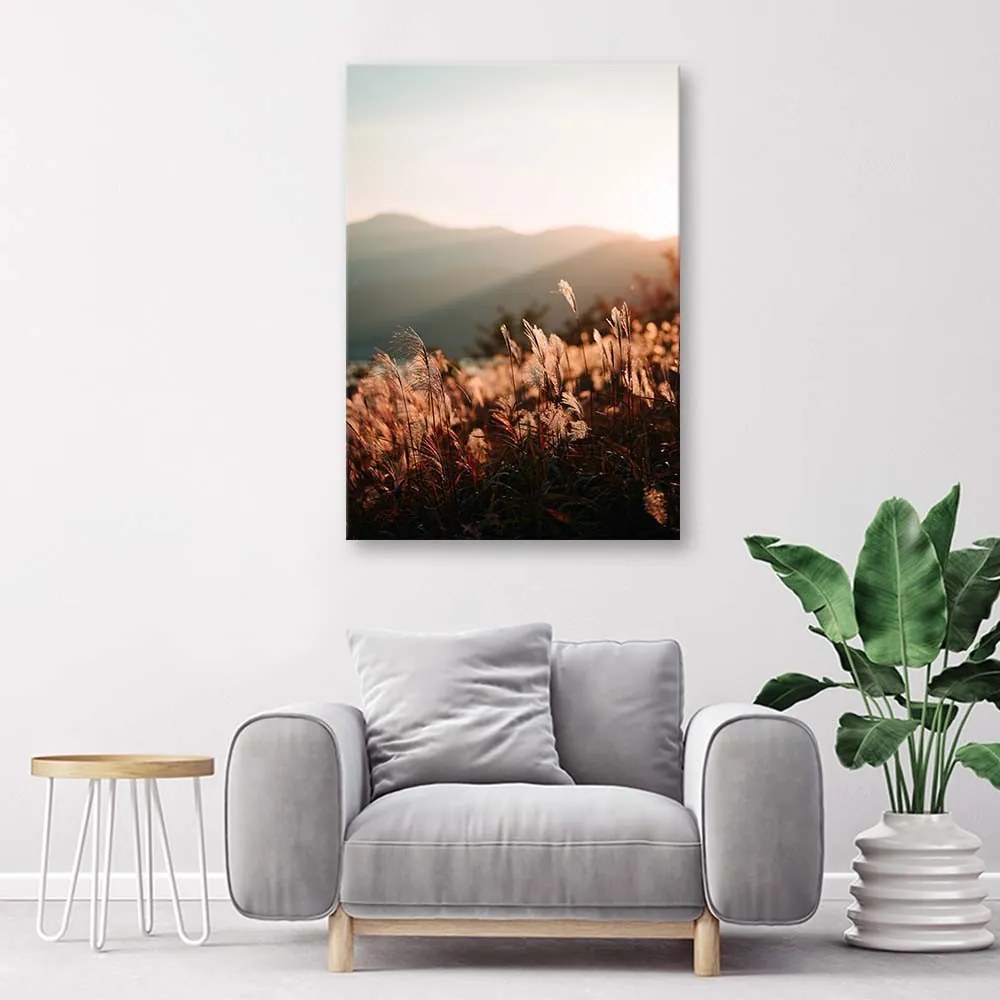 Gario Obraz na plátne Lúka a hory Rozmery: 40 x 60 cm