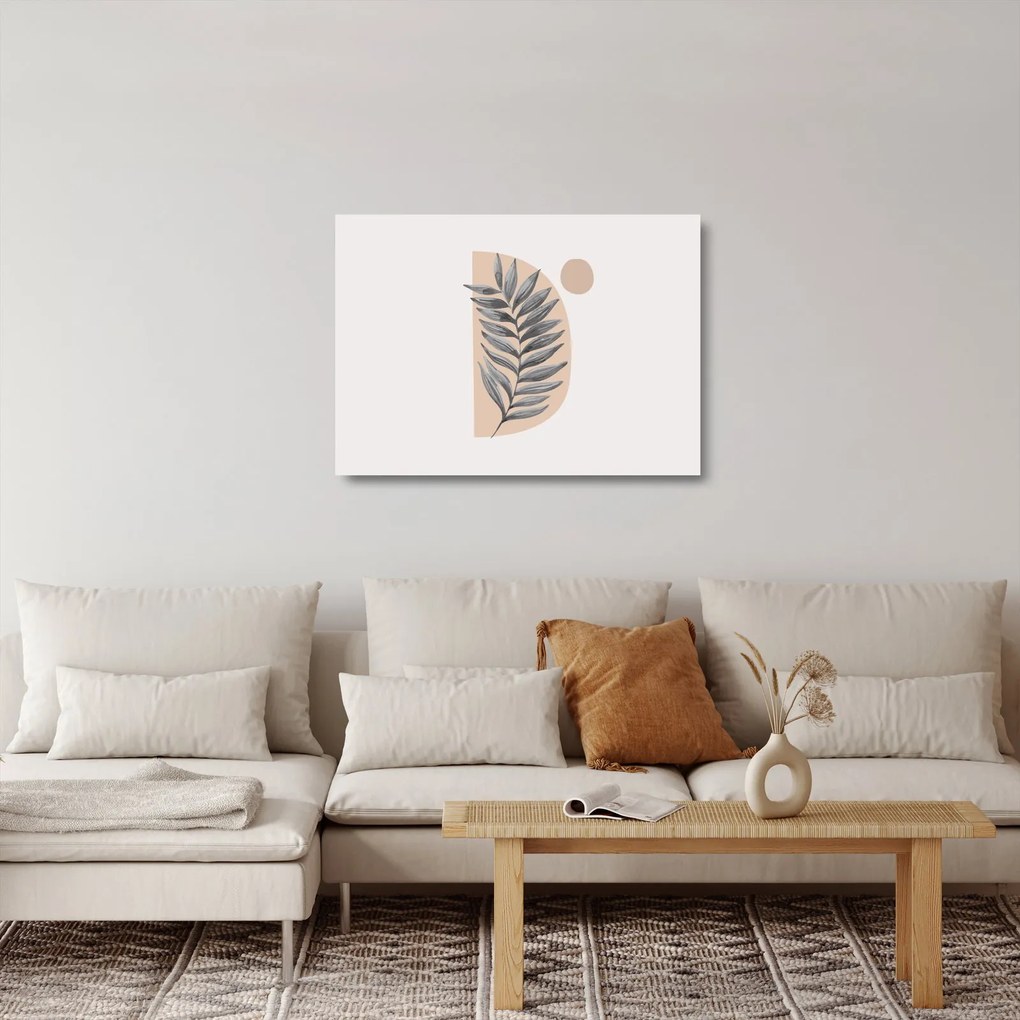 Sklenený obraz - Ilustrovaný list N⁰1 (70x50 cm)