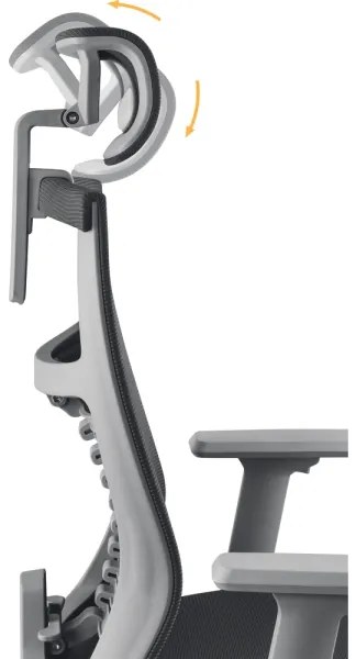 Yenkee - Kancelárska stolička čierna/šedá