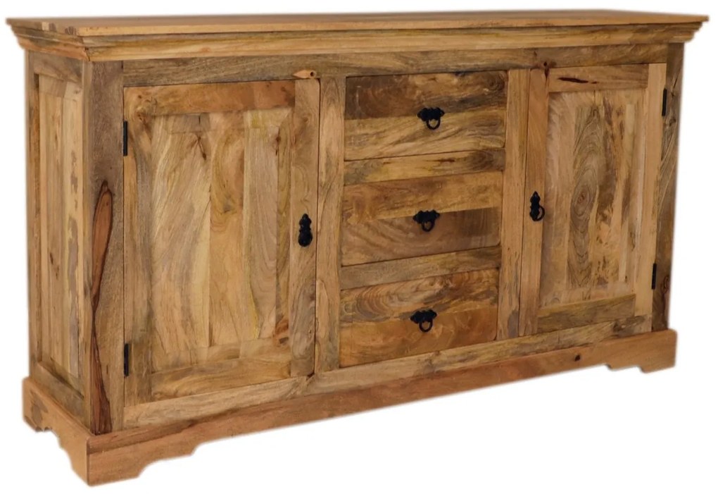 furniture-nabytek.cz - Komoda veľká z masívneho manga 160x90x45