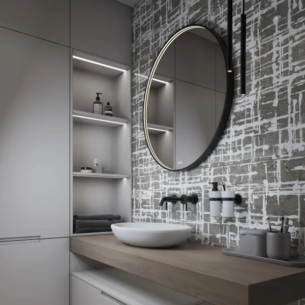 NIMCO ZPC 31000RVX-90 - LED podsvietené kúpeľňové zrkadlo 3000-6500K 60 cm IP44