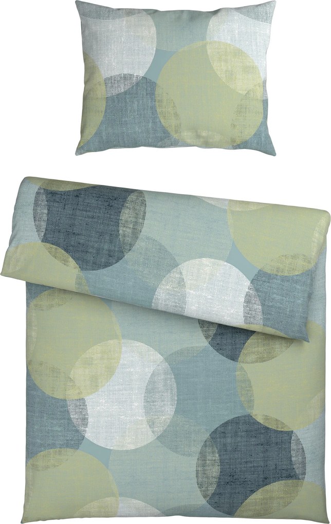 XXXLutz POSTEĽNÁ BIELIZEŇ, flanel, tyrkysová, 140/220 cm Esposa - Obliečky & plachty - 008418016502