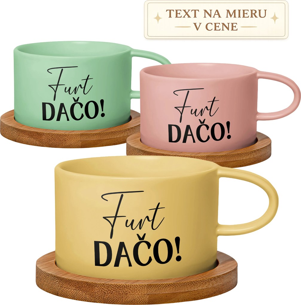 Vtipný hrnček – Furt dačo!