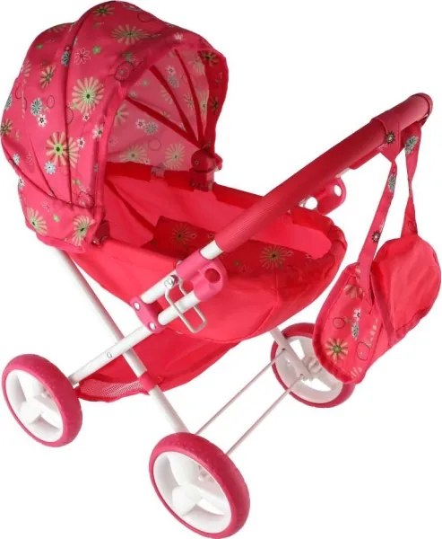 Červený kočík pre bábiky