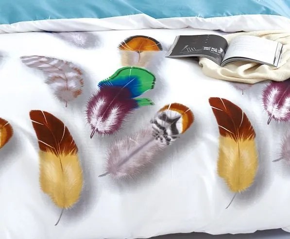 Obliečky OPRAH COLOUR FEATHER 7-dielna sada 140x200 cm