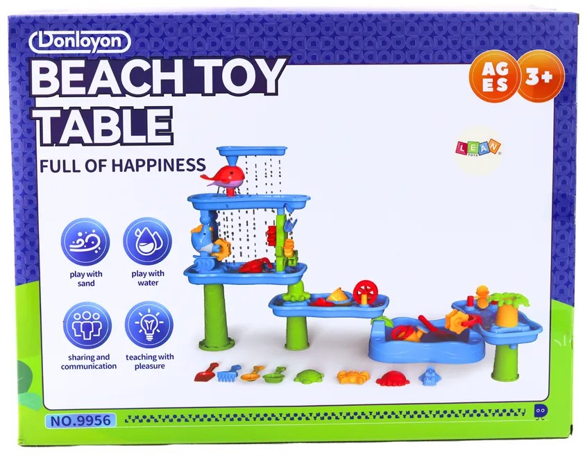 Lean Toys Veľký interaktívny stolný vodný park