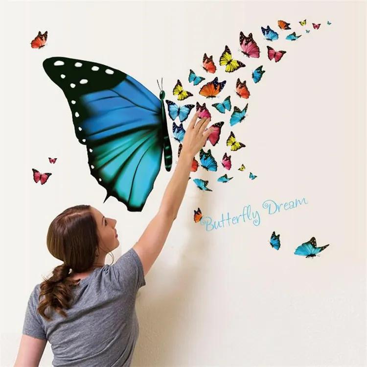 Samolepka na stenu "Motýl" 56x82 cm