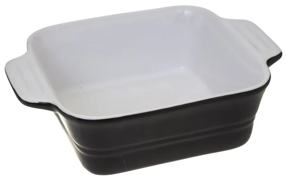 Keramická zapekacia misa Simple Black sada 2ks