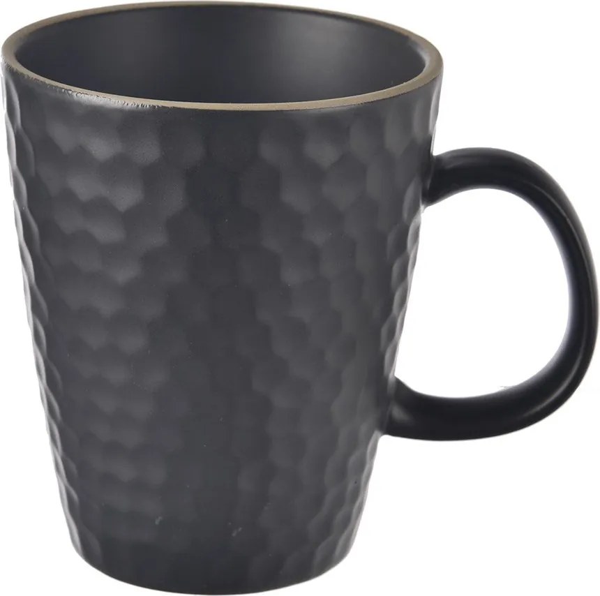 Čierny keramický hrnček 420 ml Tea Time – Orion