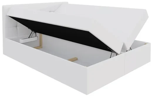 Manželská posteľ Boxspring 140 cm Cinara (ekokoža soft 011 (čierna). Vlastná spoľahlivá doprava až k Vám domov. 1054103