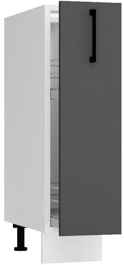 Kuchynská skrinka Max D20 Cargo + Kôš šedá