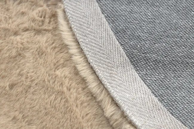 Koberec BUNNY tmavobéžový kruh