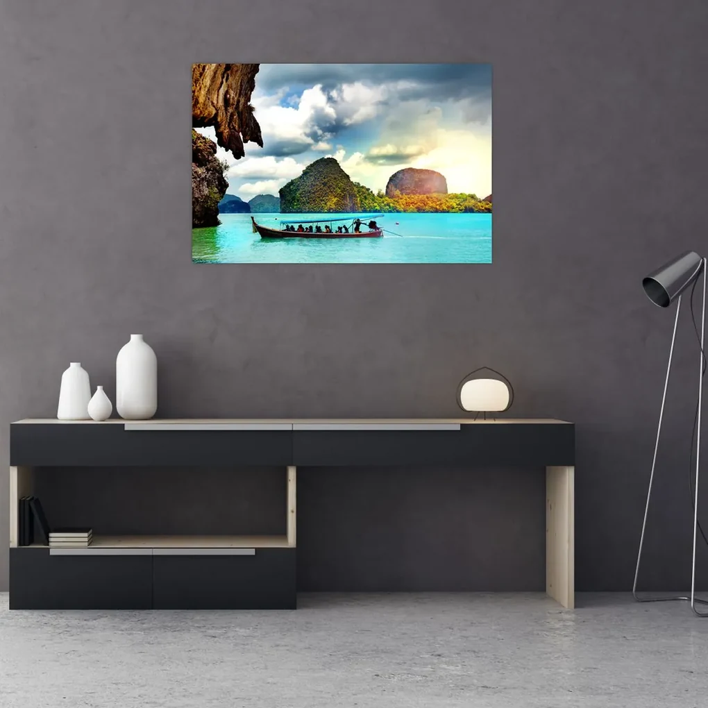 Obraz - Zátoka Phang Nga (90x60 cm)