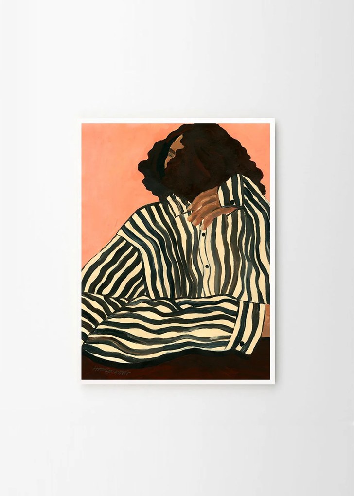 THE POSTER CLUB Autorský plagát Serene Stripes by Hanna Peterson 30x40 cm