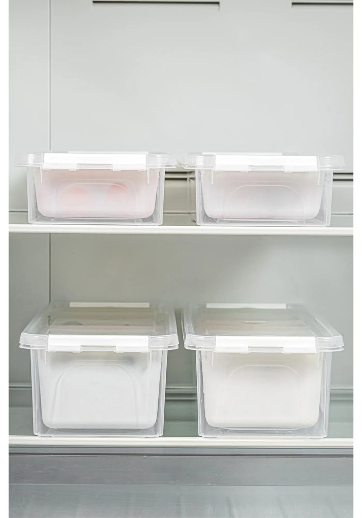 Sada 4 ks potravinovýcb boxů Lukutu6 čirá