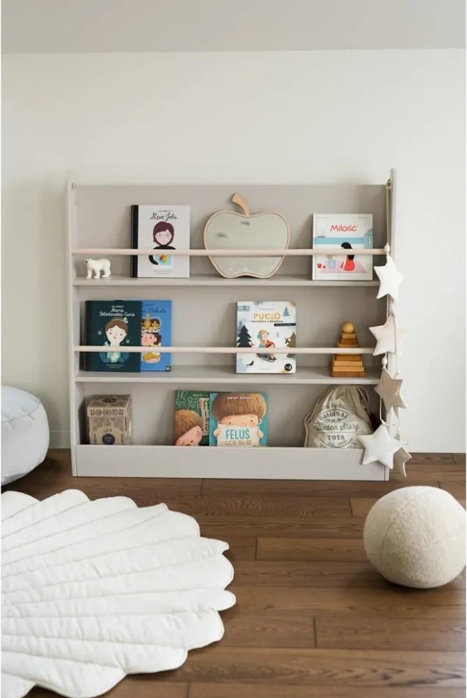 Zrkadlo jablko do detskej izby – akrylové zrkadlo z dreva 30x30 cm