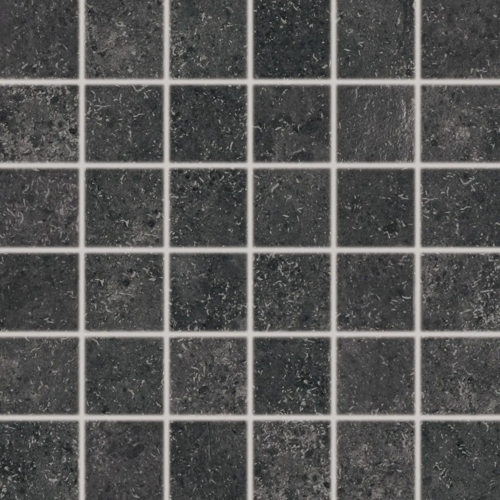 Mozaika Rako Base R čierna 30x30 cm mat DDM06433.1