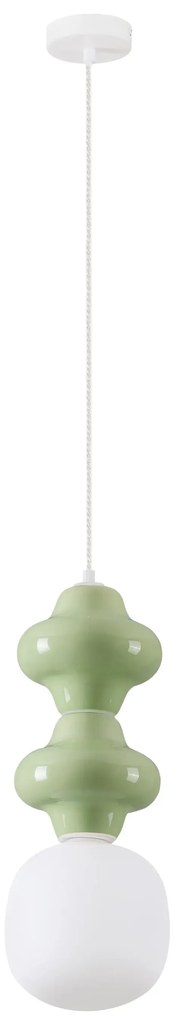 LED zeleno-biele moderné svietidlo Clio 2