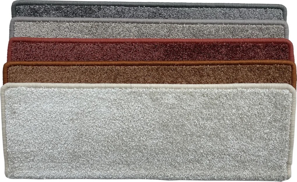 Vopi Nášľapy na schody Capri šedý obdĺžnik, samolepiaci - 24x65 obdĺžnik (rozmer vrátane ohybu)