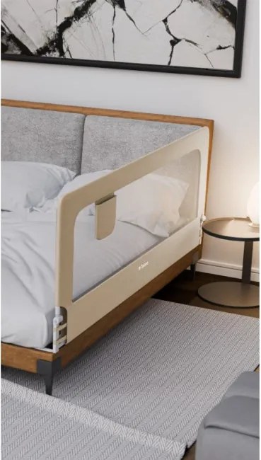 Bezpečnostná zábrana na posteľ Cover 30 béžová 200 cm