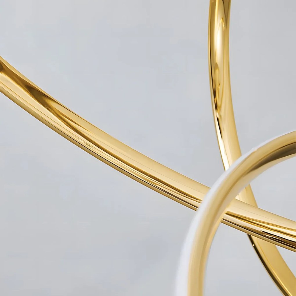 Toolight Toolight, LED závesné svietidlo G082-3CPR, zlatá, OSW-09741