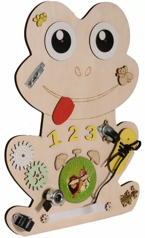 Interaktívna detská tabuľa - ŽABKA - prírodná