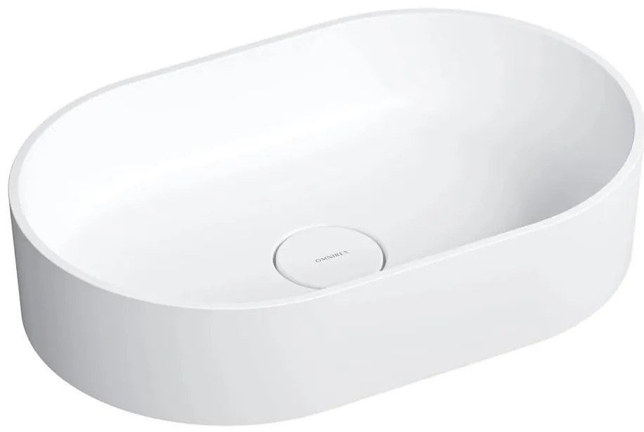 OMNIRES OVOUNBM - Umyvadlo OVO 55x36 cm dolomit, matná biela