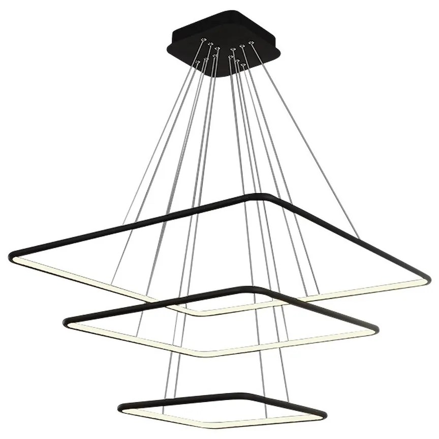 Závesné LED svietidlo Nix, 3x LED 117w, 3000k, b