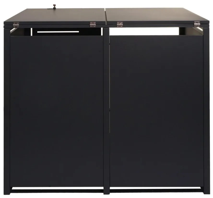 Prístrešok na smetiaku a drevo E83