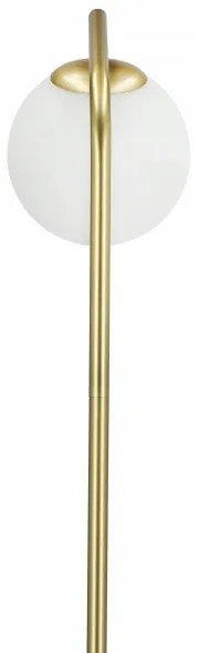 Stojacia lampa 1xG9/40W/230V zlatá/biela