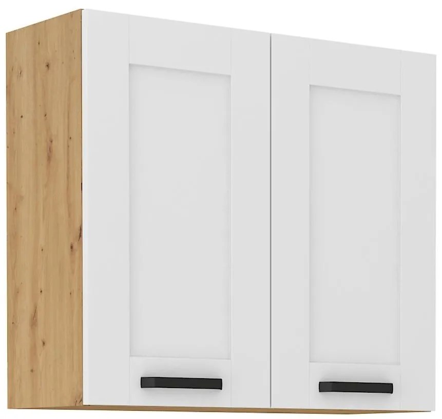 Kuchynská skrinka LUNA biely mat/artisan 80g-72 2f