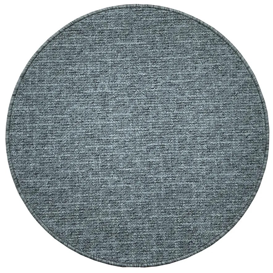 Vopi koberce Kusový koberec Alassio modrošedý kruh - 120x120 (priemer) kruh cm
